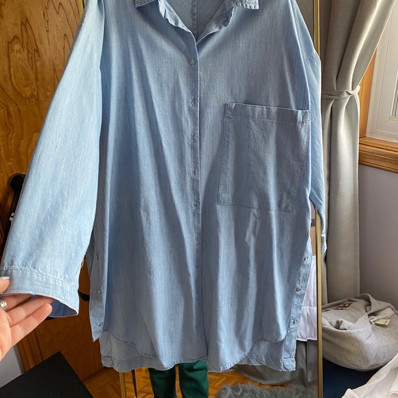Oversized Denim blouse - Picture 3 of 7